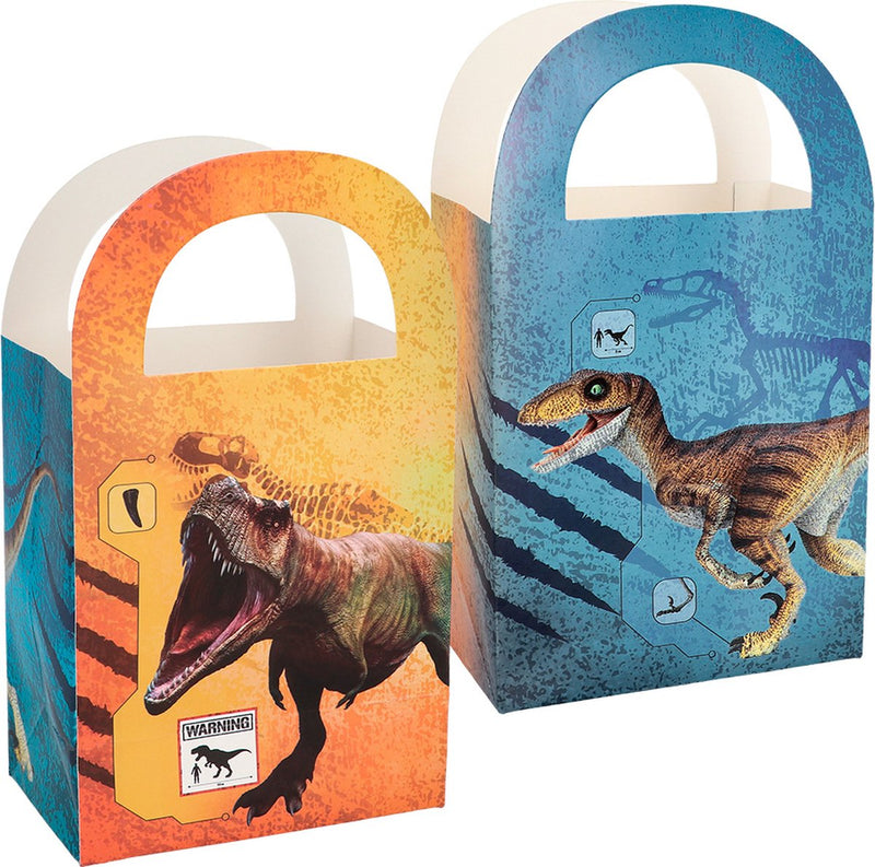 Boland - set di 4 sacchetti di carta per feste t-rex - -
