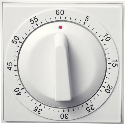 Timer Westmark, meccanico, per 60 minuti, look retrò, plastica, retrò, bianco nero, 10982260
