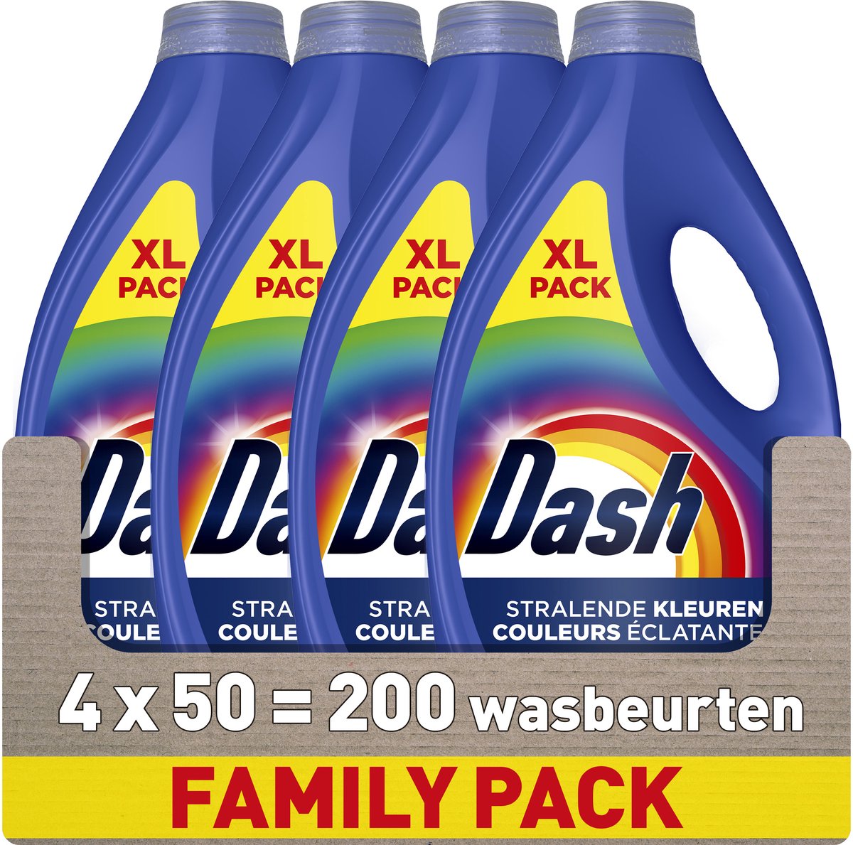 Detersivo liquido Dash Washing Power - colori brillanti - 4 x 50 lavaggi