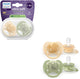 Philips avent ultra soft – ciuccio in silicone super soft (6-18 mesi) – per pelli sensibili – 2 pezzi – scf091 46