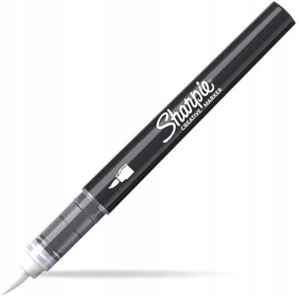 Sharpie acryl marker brush wit - permanente verf, waterdicht