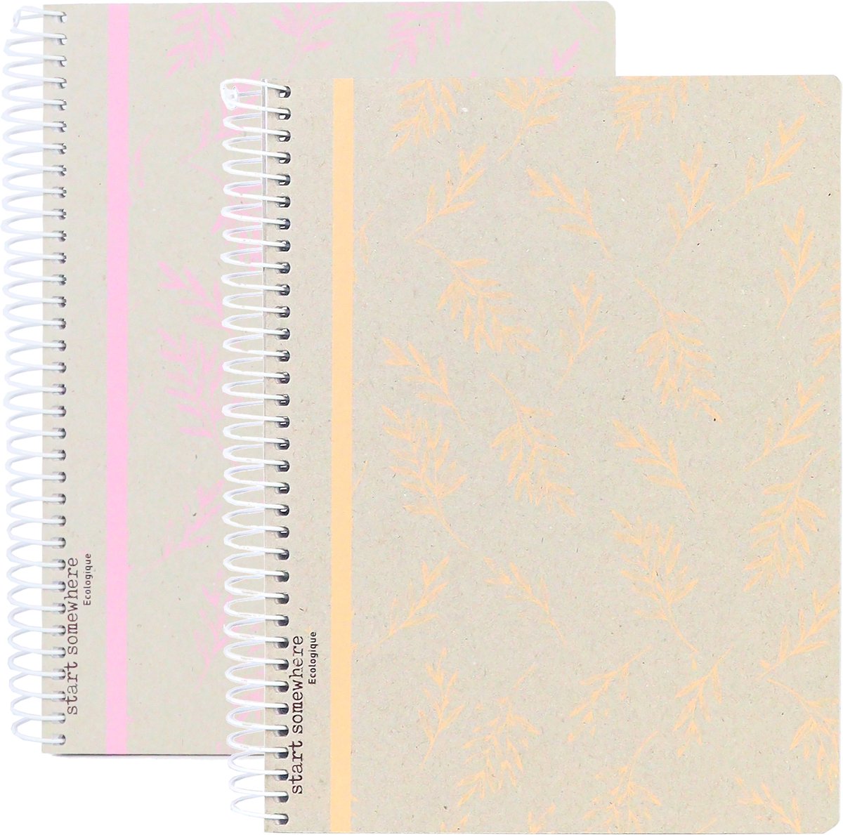 Blocco a spirale Kangaroo - ecologico - misura A4 - con filo - 2 pezzi - an-116083-a