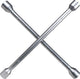 Llave cruzada Carpoint – 17 19 21 22 mm – totalmente de acero – 35 x 35 cm – ideal para cambios de neumáticos – altamente confiable