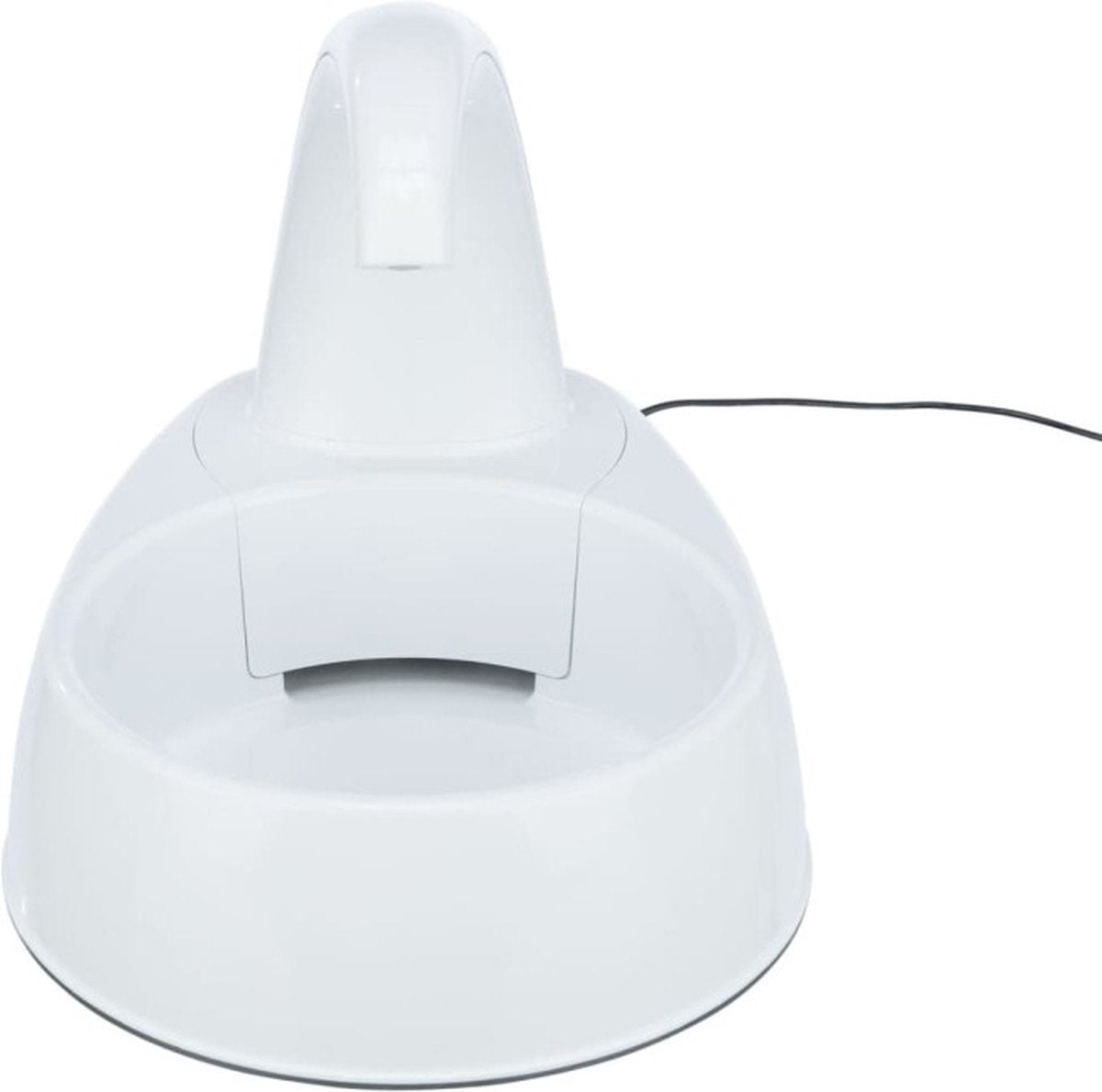 Trixie che beve Funtana Curve Curved Stream White
