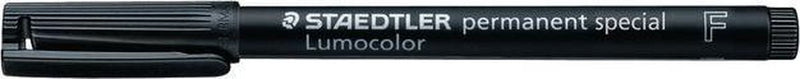 Staedtler viltstift lumocolor 319 special permanent f zwart - 10 stuks