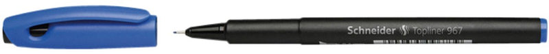 Strumenti da scrittura Schneider schneider fineliner - topliner 967 - larghezza tratto 0,4 mm - blu - scatola da 10 pezzi - s-9673