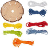 Braccialetti a disco in trefo di legno Goki rendono il set di artigianato