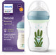 Philips avent natural response nighttime babyfles 260 ml – flow 3 – antikramp – glow-in-the-dark fles - scy903 81