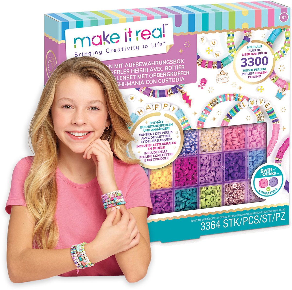 Spectron lo rende reale: set di perline Heishi Craze con custodia