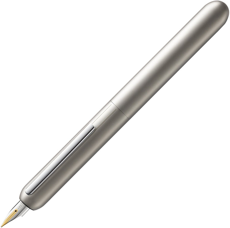 Pluma estilográfica Lamy dialog 3 | sistema de giro | Plumín de oro de 14 kt f | soporte de paladio | incluyendo tinta azul t10 | diestro