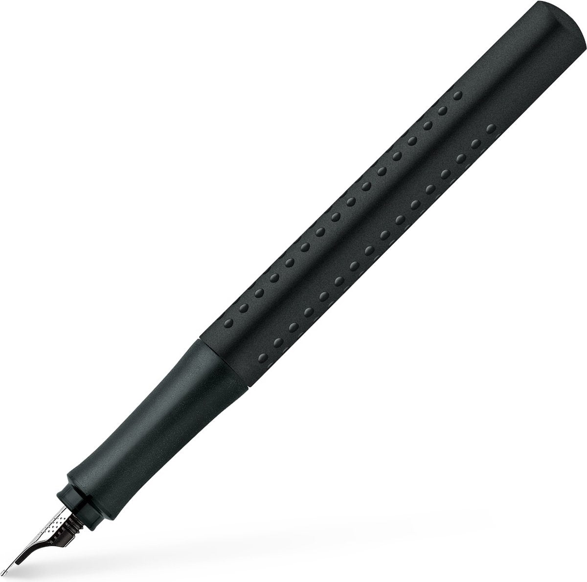 Pluma estilográfica Faber-Castell - grip 2011 - negro - punta f - fc-140908