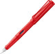 Penna stilografica Lamy Safari alla fragola - penna stilografica con impugnatura ergonomica e pennino in acciaio lucido con larghezza EF - robusta plastica ASA - inclusa cartuccia d'inchiostro blu T 10