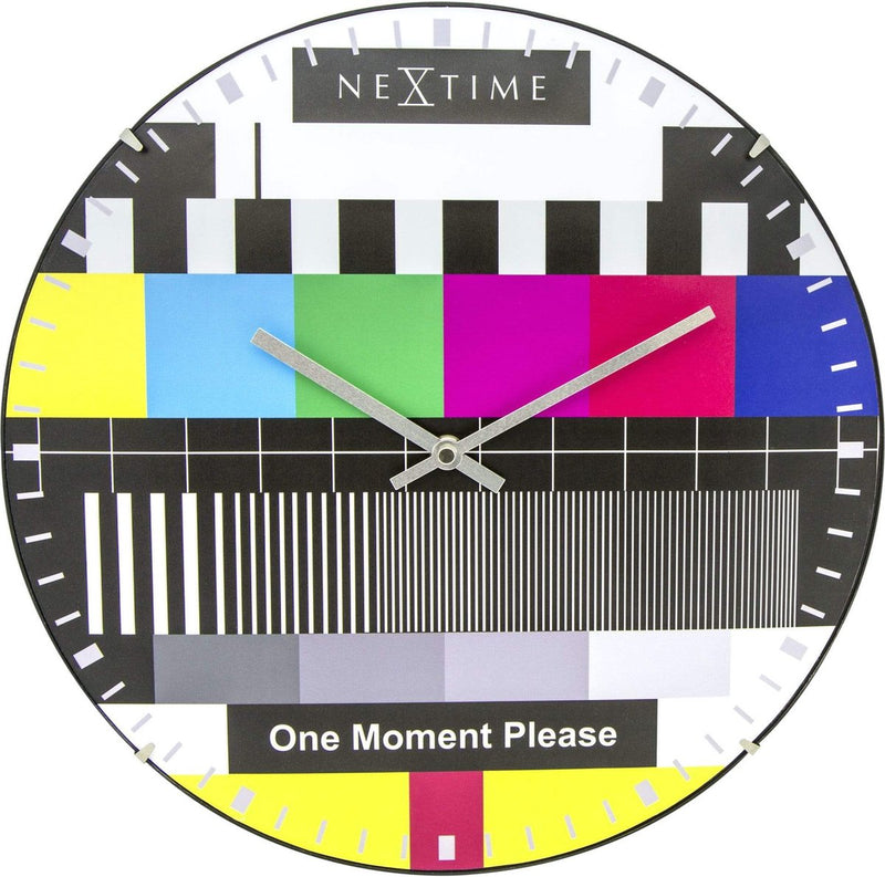 Nextime Nextime NE-3162 Página de prueba de reloj de pared de vidrio Dome 35 cm