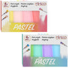 Merkloos sans marque acrylverf pastel set kinderverf 4 flesjes multi kleuren 80ml.
