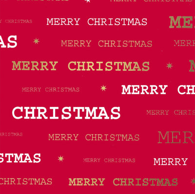 Kangaro counter roll - Christmas red - 50 cm x 200 meters - 80 grams - k-69820-32-50