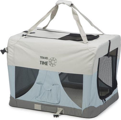 Beeztees travel time - jaula para perros - nailon - 70x52x52 cm