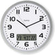 Orologio da parete Hama - Moorea - display con data e temperatura - argento