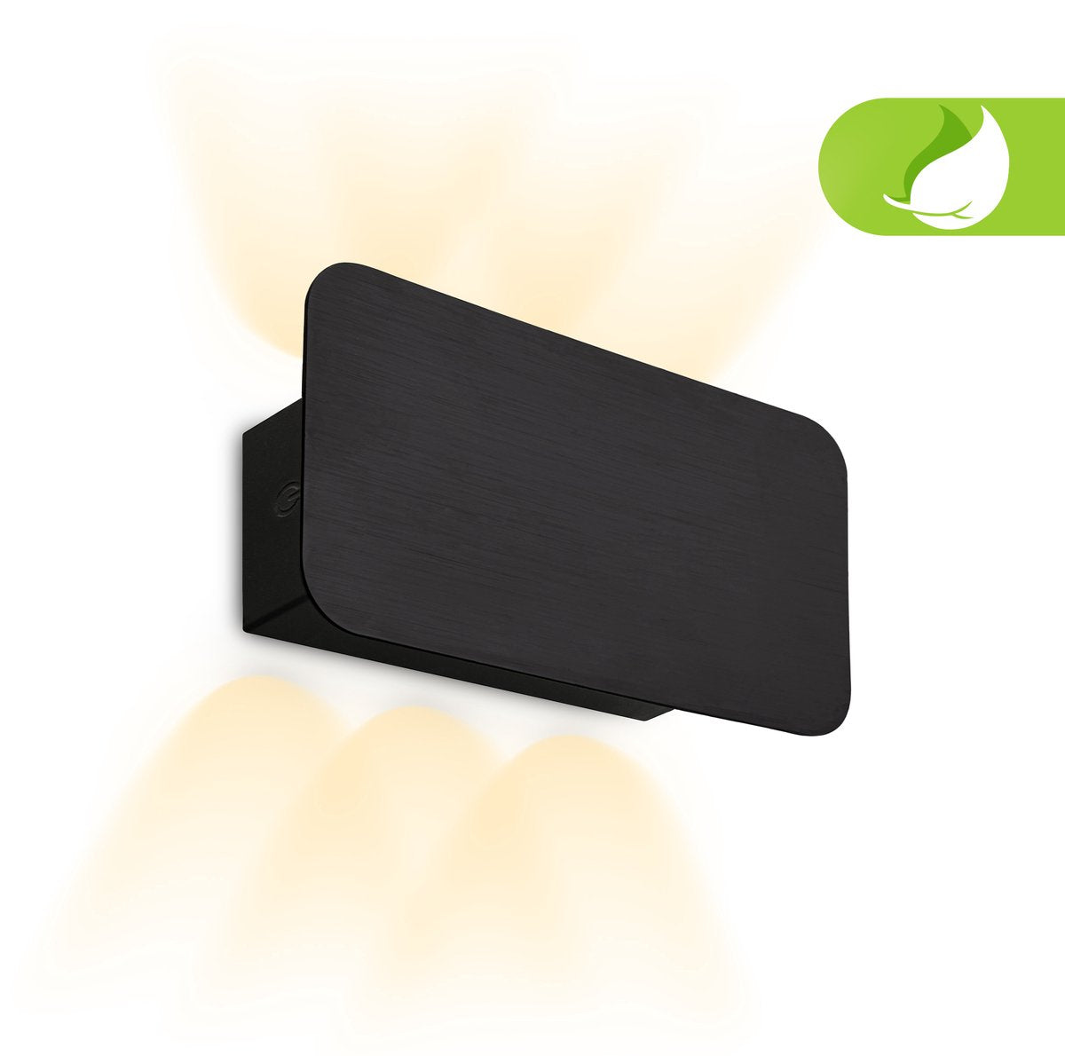 Briloner - oplaadbare wandlamp - buitenverlichting - met oplaadbare batterij - dimbaar - up- down - ip54 - zwart