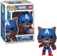 Funko marvel - pop n° 882 - capwolf - sdcc 2021 n summer convention exclusive le