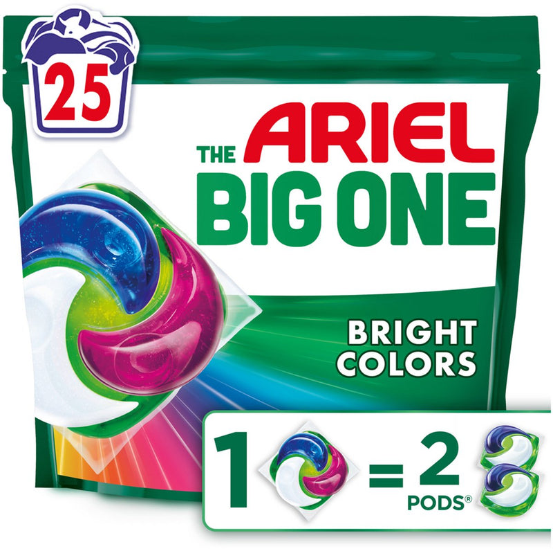 Ariel 3 en 1 cápsulas de detergente la grande - color - 25 lavados