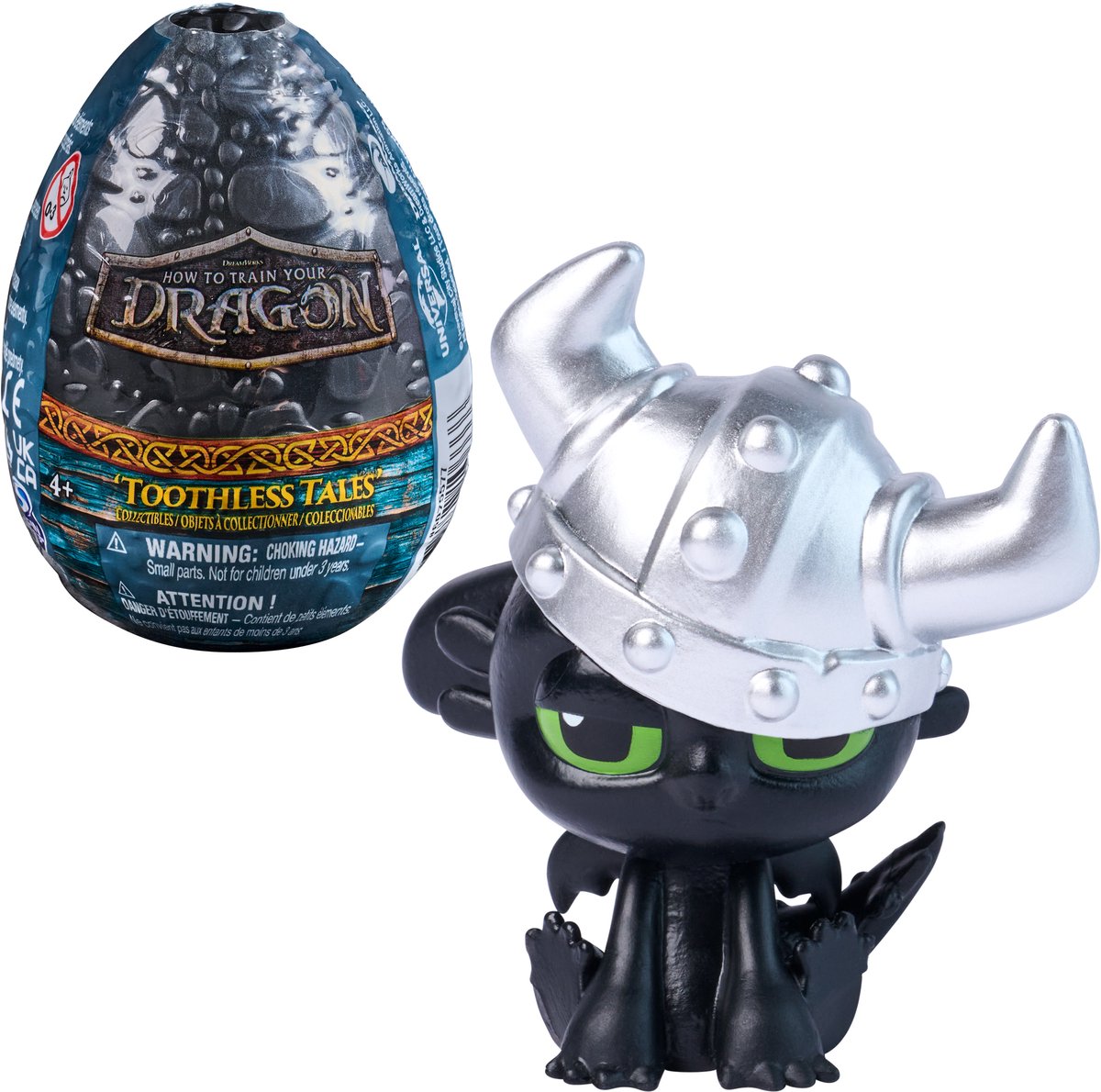 Dreamworks dragons dragons - hoe tem je een draak - tandloos verzamelfiguur in ei - speelfiguren