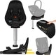 Lionelo moxie plus i-size base - 360° easyturn isofix swivel base with memory function - car seat base - stabilization leg - anti-rotation frame - click mounting with indicators - compatible with moxie i-size and moxie next chairs