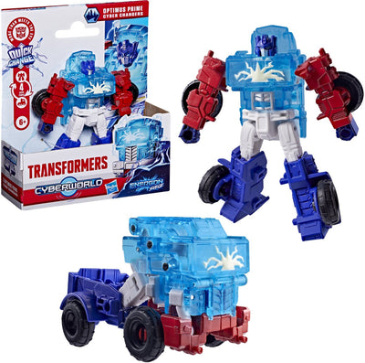 Transformers cyberworld energon surge optimus prime cyber changers - action figure