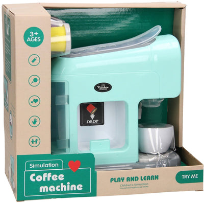 Macchina da caffè giocattolo con tazze