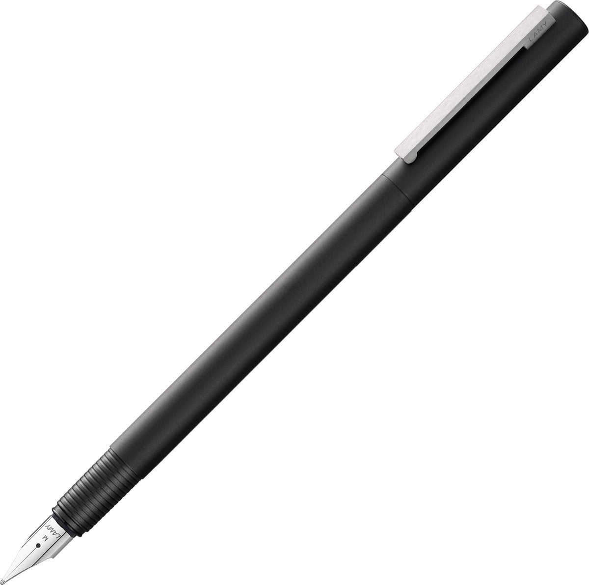 Penna stilografica Lamy cp1 056 | laccato nero opaco | pennino in acciaio lucido b | clip in acciaio inossidabile caricato a molla