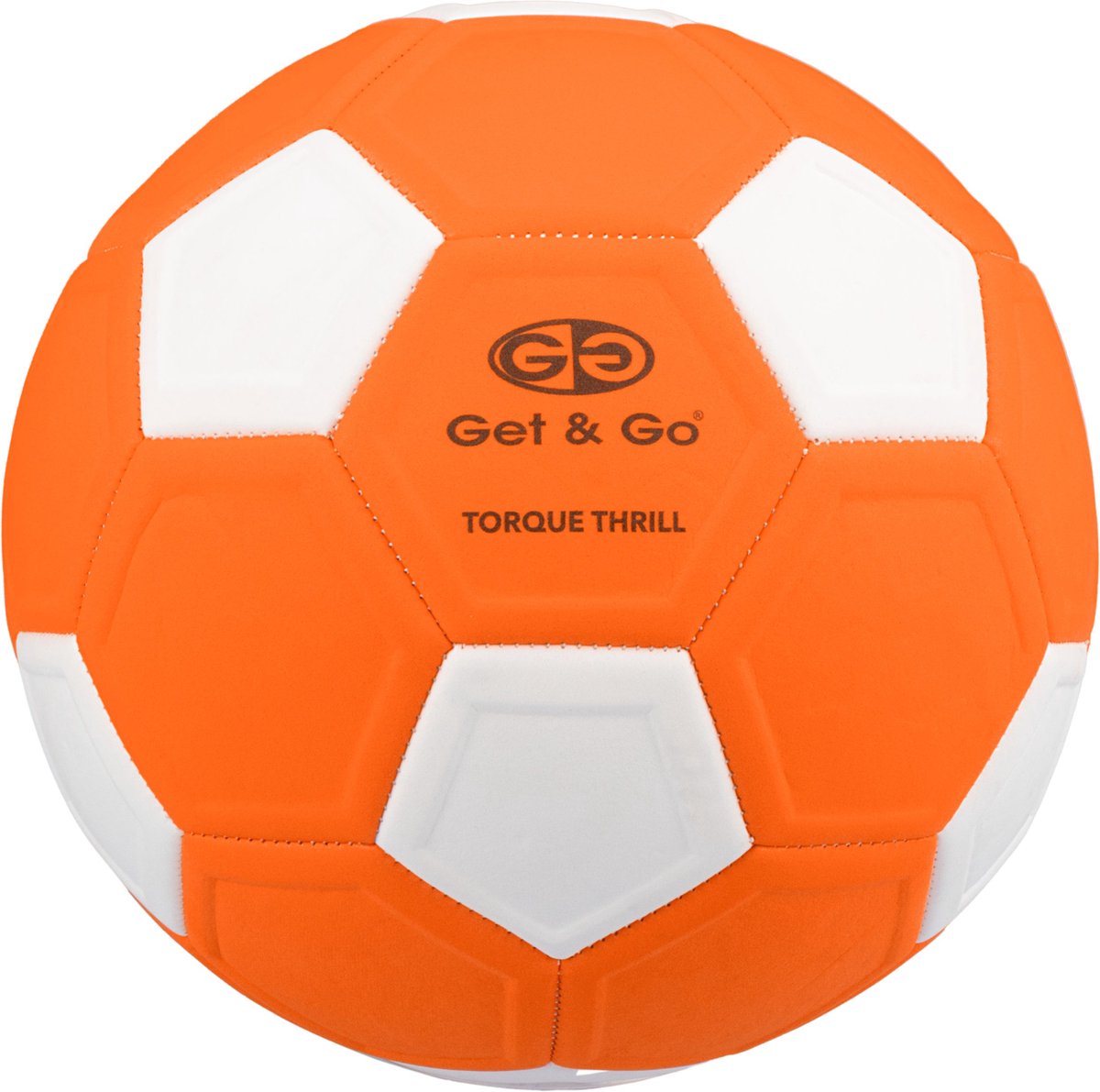 Get go curve bal - kickerball - oranje voetbal - curvebal - maat 4 - diameter ca. 21 cm