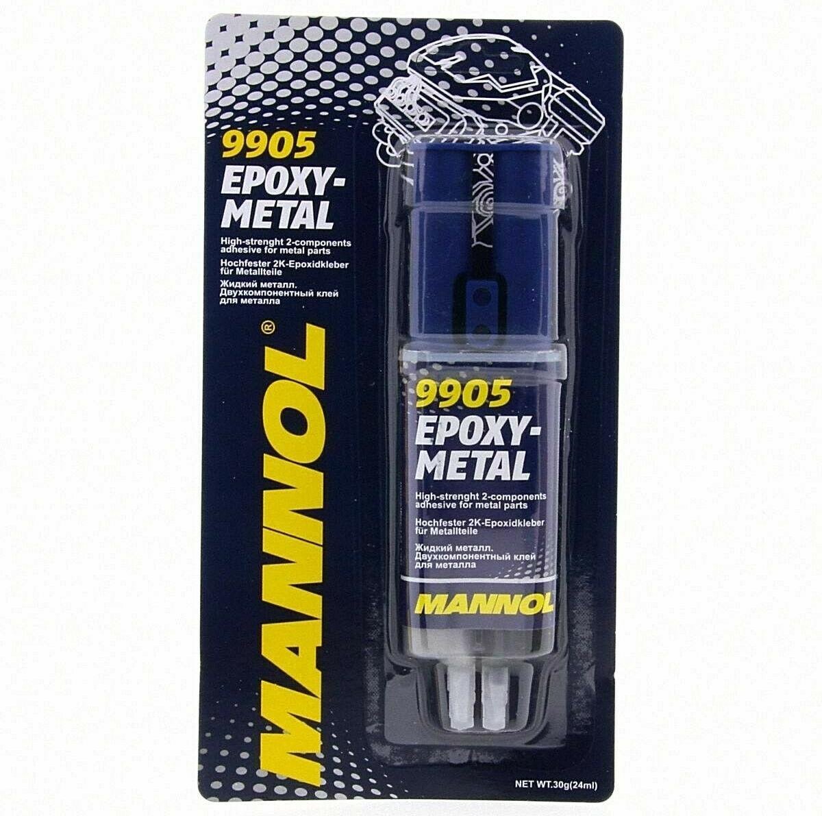 Mannol 9905 epoxy metaal lijm (9905)