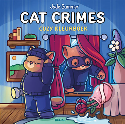 I crimini dei gatti Delta - accogliente libro da colorare estivo in giada