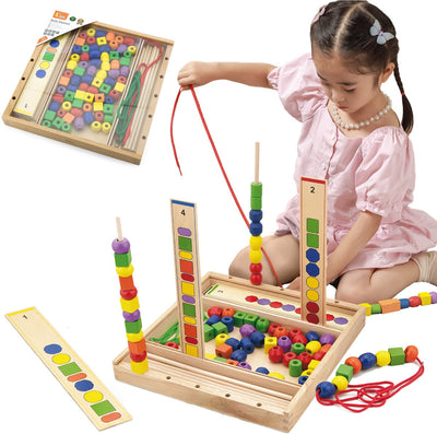 Gioco con perline Viga, h: 4 cm, l: 33 cm, l: 33 cm, 94 parti 1 scatola