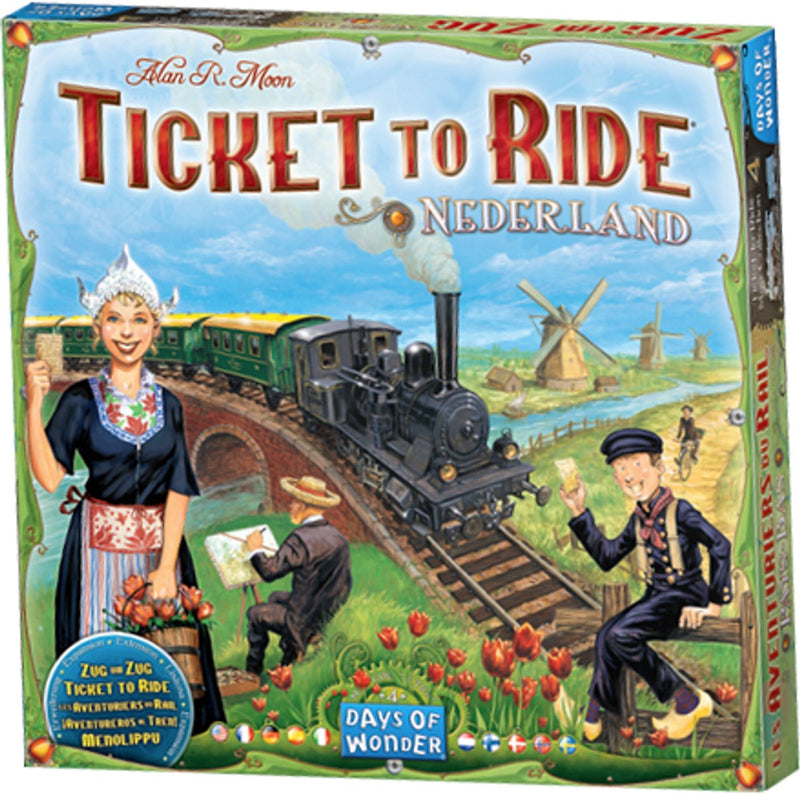 ASMODEE Ticket para montar el juego de mesa de los Países Bajos