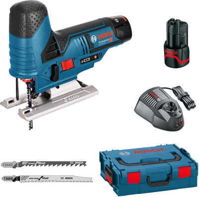 Bosch gst 12v-70 + 2x3.0ah + l-boxx