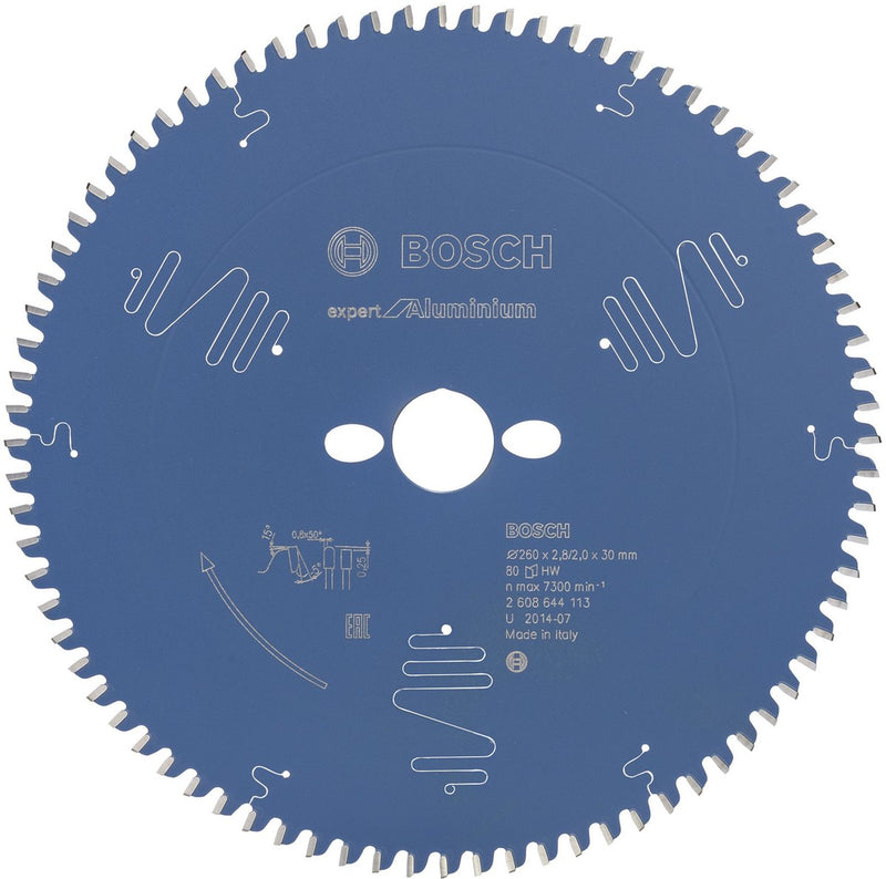 Lama per sega circolare Bosch expert per legno 237x30x2,5 1,8x24 t