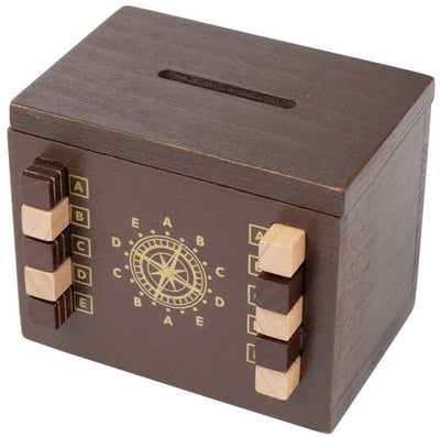 Philos puzzle scatola segreta fabbro salvadanaio in legno e scatola puzzle.