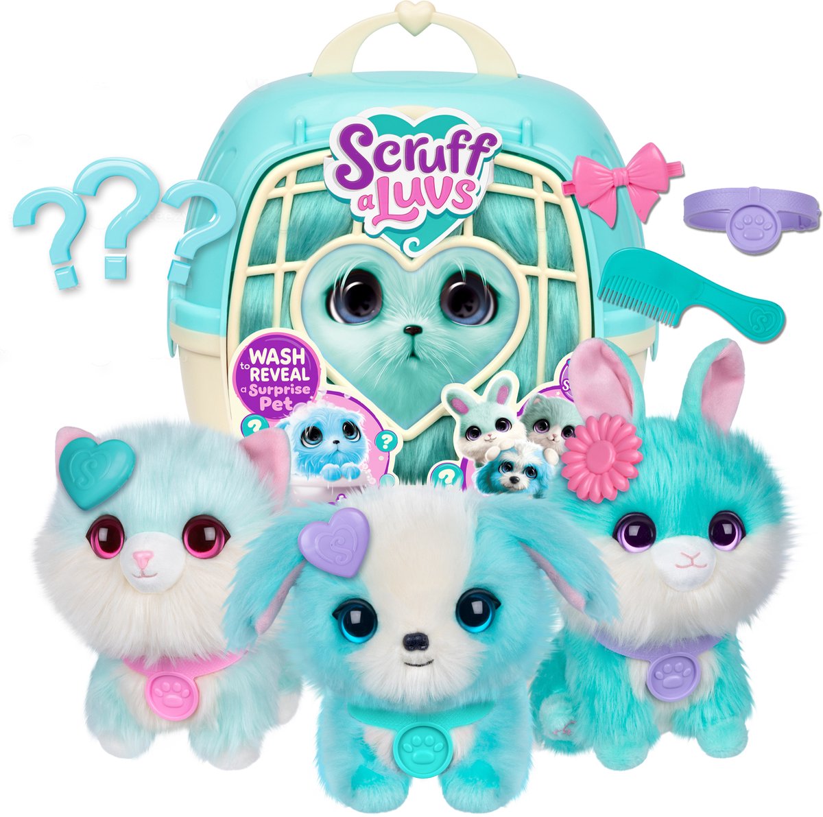 Scruff A Luvs abbraccio pet singolo blu