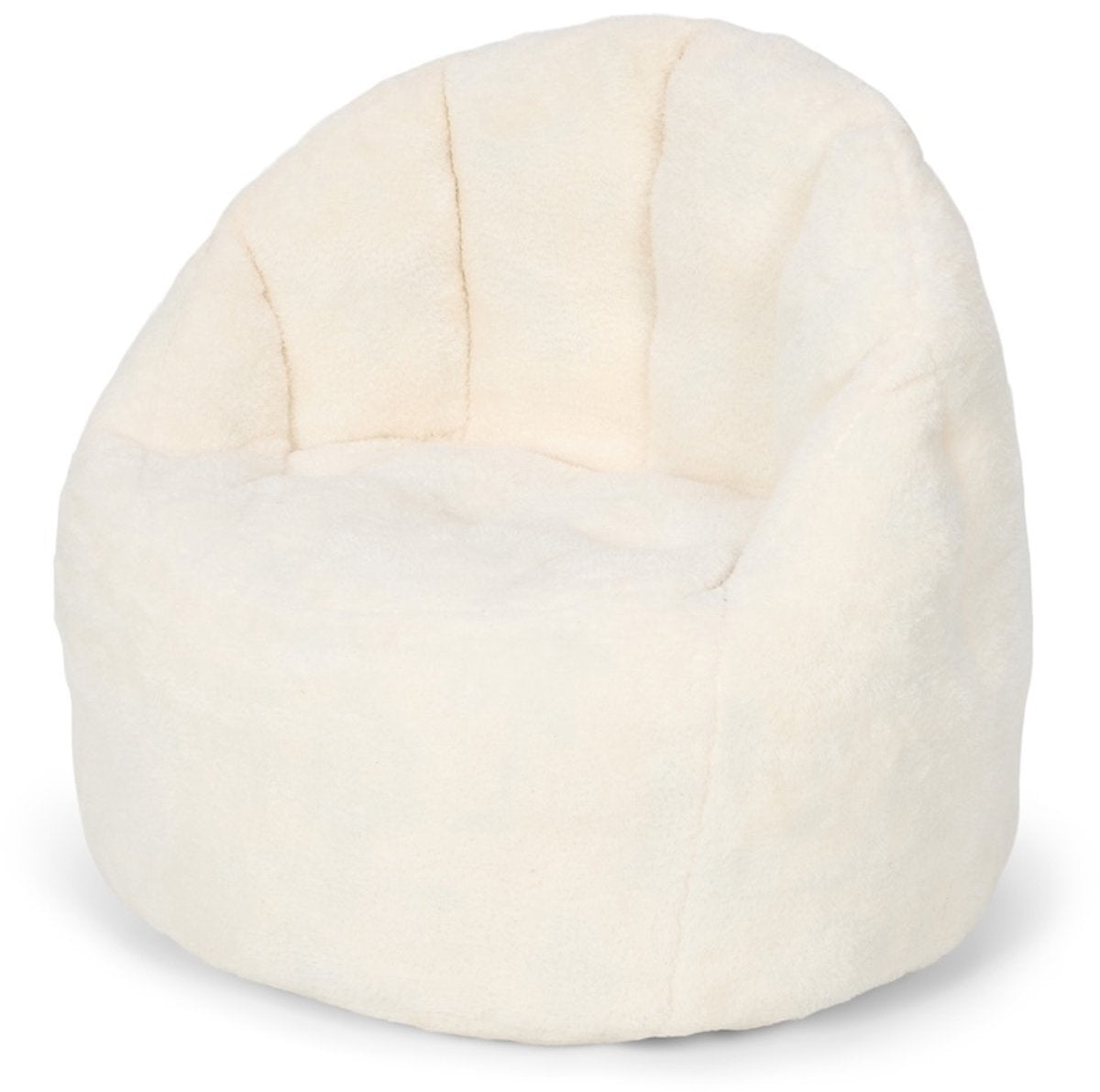 Piccola sedia olandese bianco puro e morbido