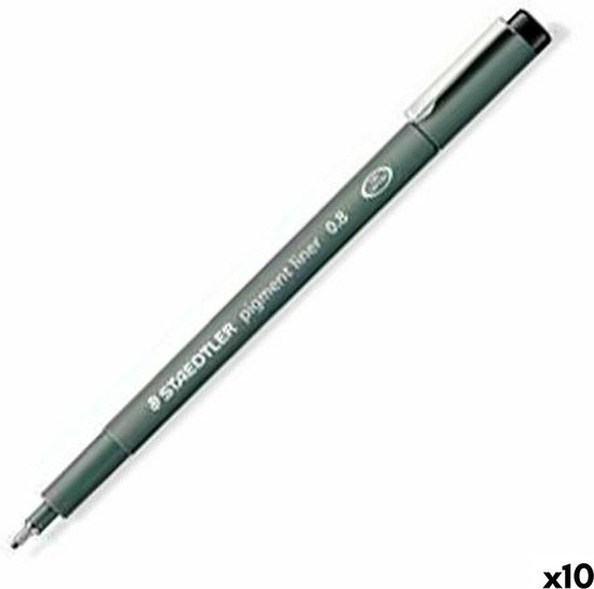 Staedtler - serie per artisti - liner pigmentato - fineliner - nero - 0,05 mm - 10 pezzi