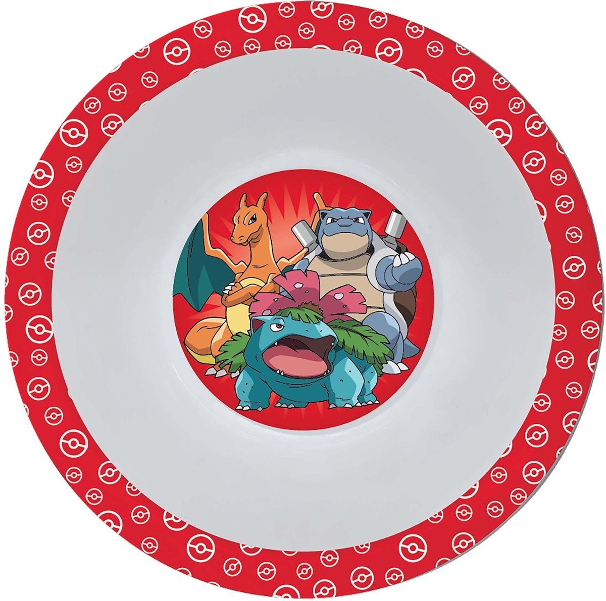 Plato de plástico Pokémon