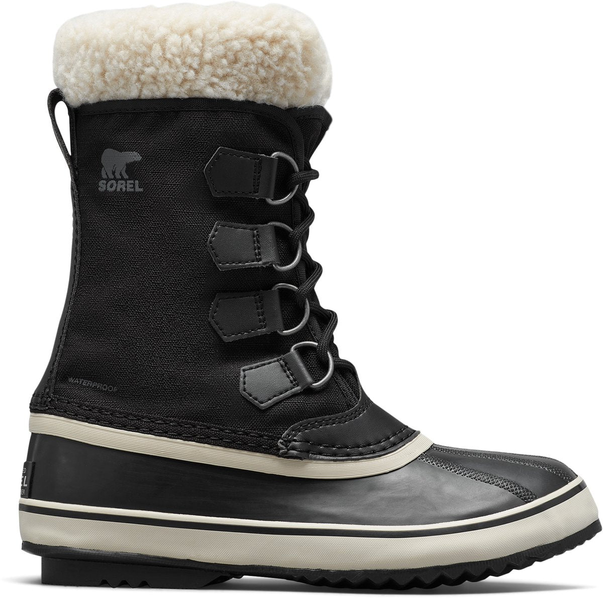 Botas de nieve para mujer Sorel winter Carnival™ boot wp - negro, piedra - talla 38,5