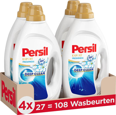 Persil gel expert color freshness by silan - liquid detergent - colored laundry - hygienic freshness - 4 x 27 washes