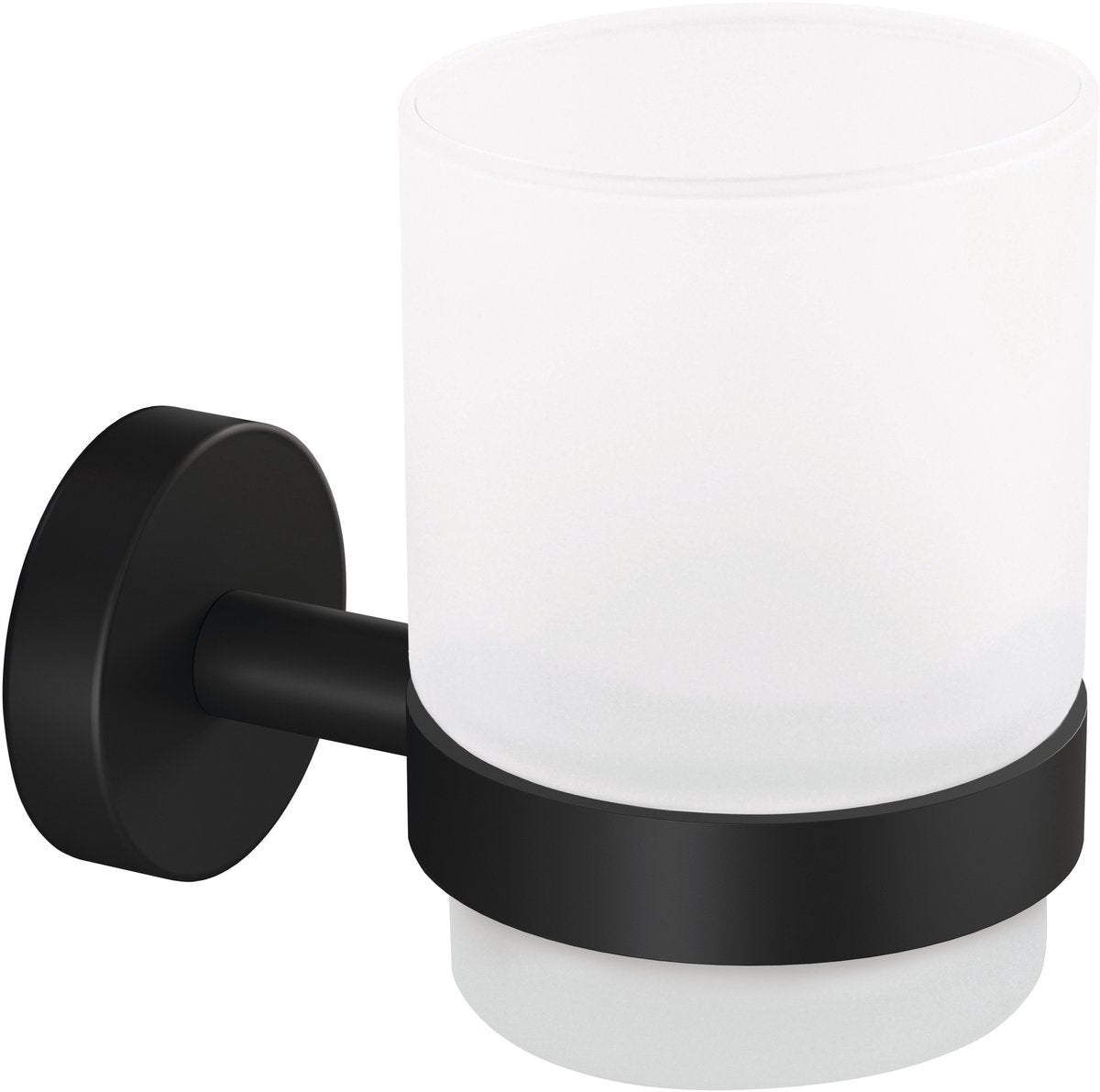 Tesa 1072285 - portavasos luna negro negro | 1 pieza