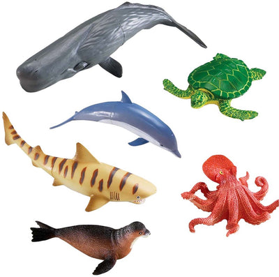 Risorse didattiche animali jumbo dell'oceano - 3+