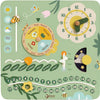Orologio per calendario vintage in legno classico
