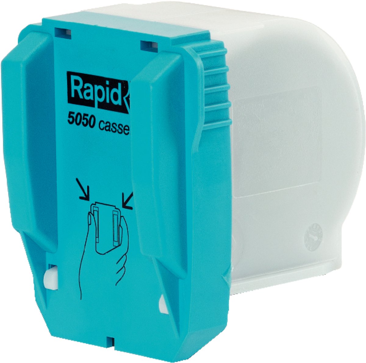 Cartucho de grapas Rapid r5050 - para usar con 5050e - incluye 5000 grapas - azul