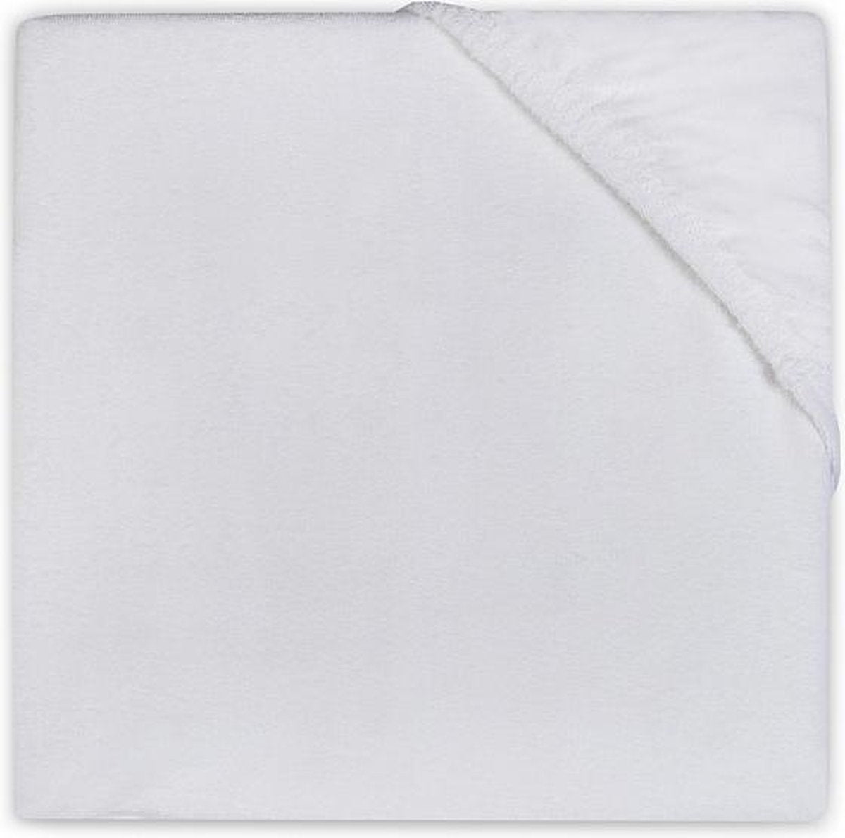 Jollein sábana bajera molton cuna 40x80 90cm - blanco