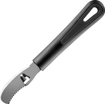 Pelador de naranjas Westmark con cuchillo acanalado, longitud: 19 cm, plástico de acero inoxidable, suave, negro, 28342270