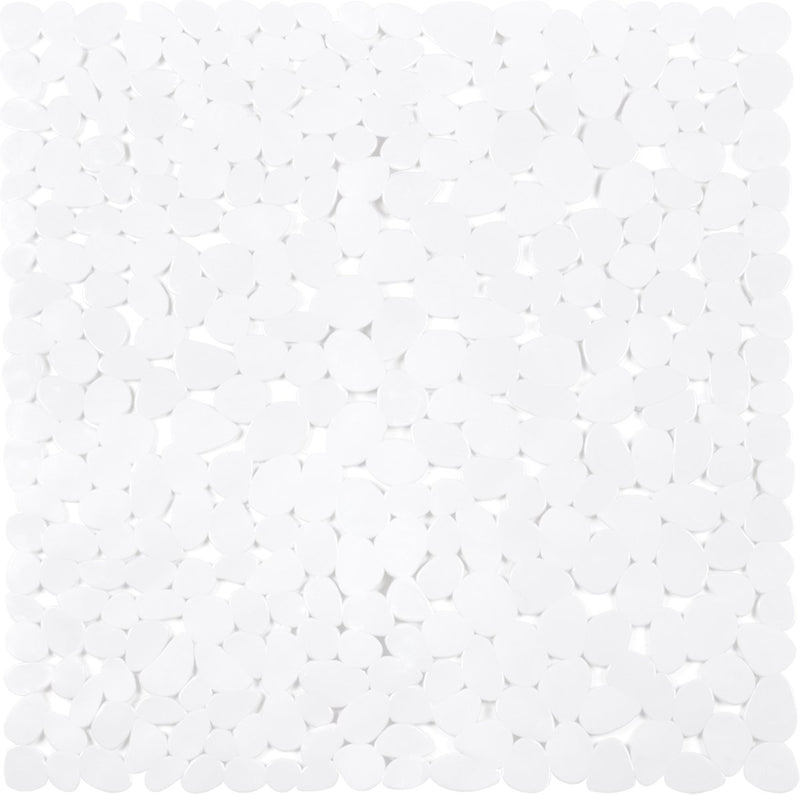 Tappetino doccia antiscivolo Differnz lapis 54x54 cm bianco